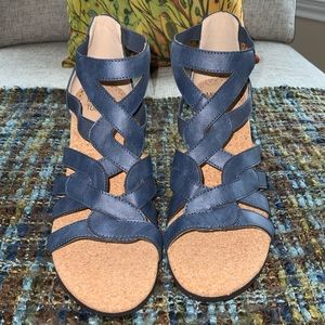 Mootsie Tootsie Blue Strappy Sandals